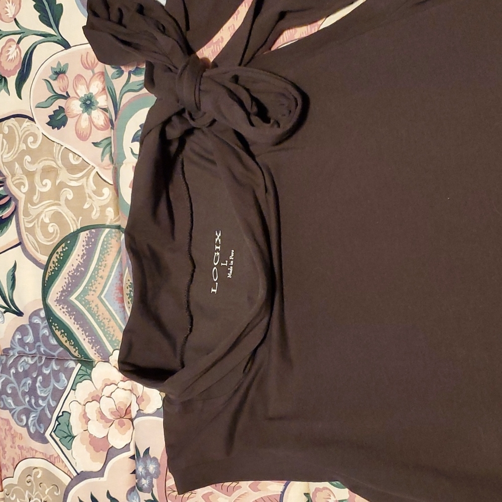 LOGIX SLEEVELESS BOW BLOUSE
